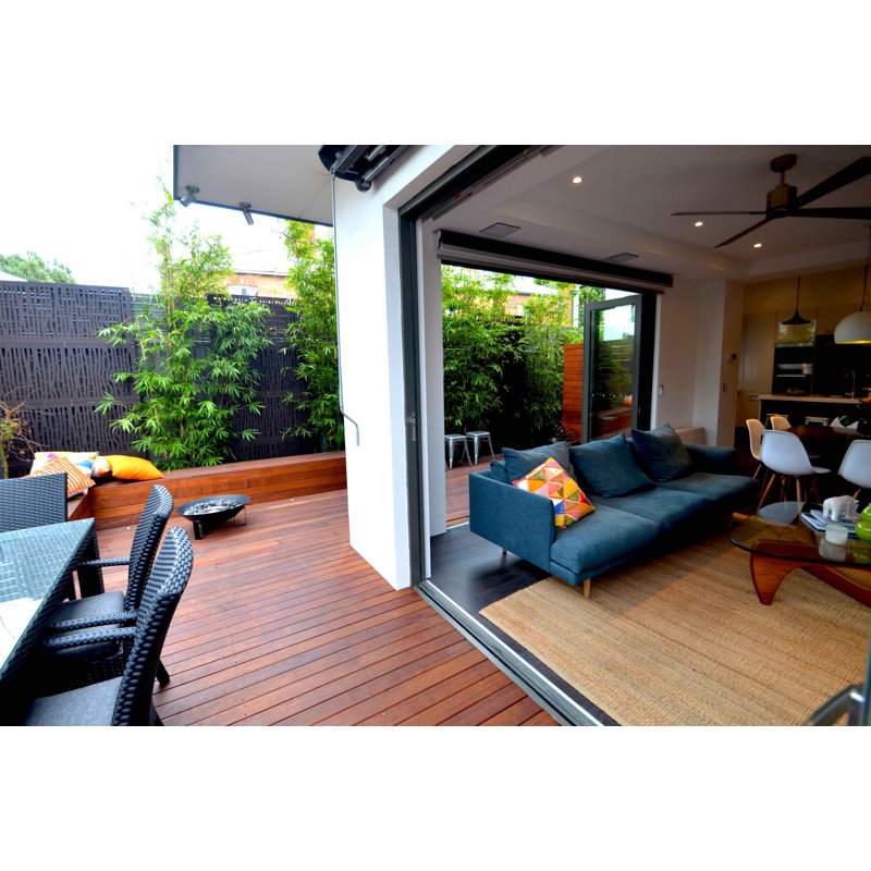 48'' H x 24'' W Brown Composite Fence Panels