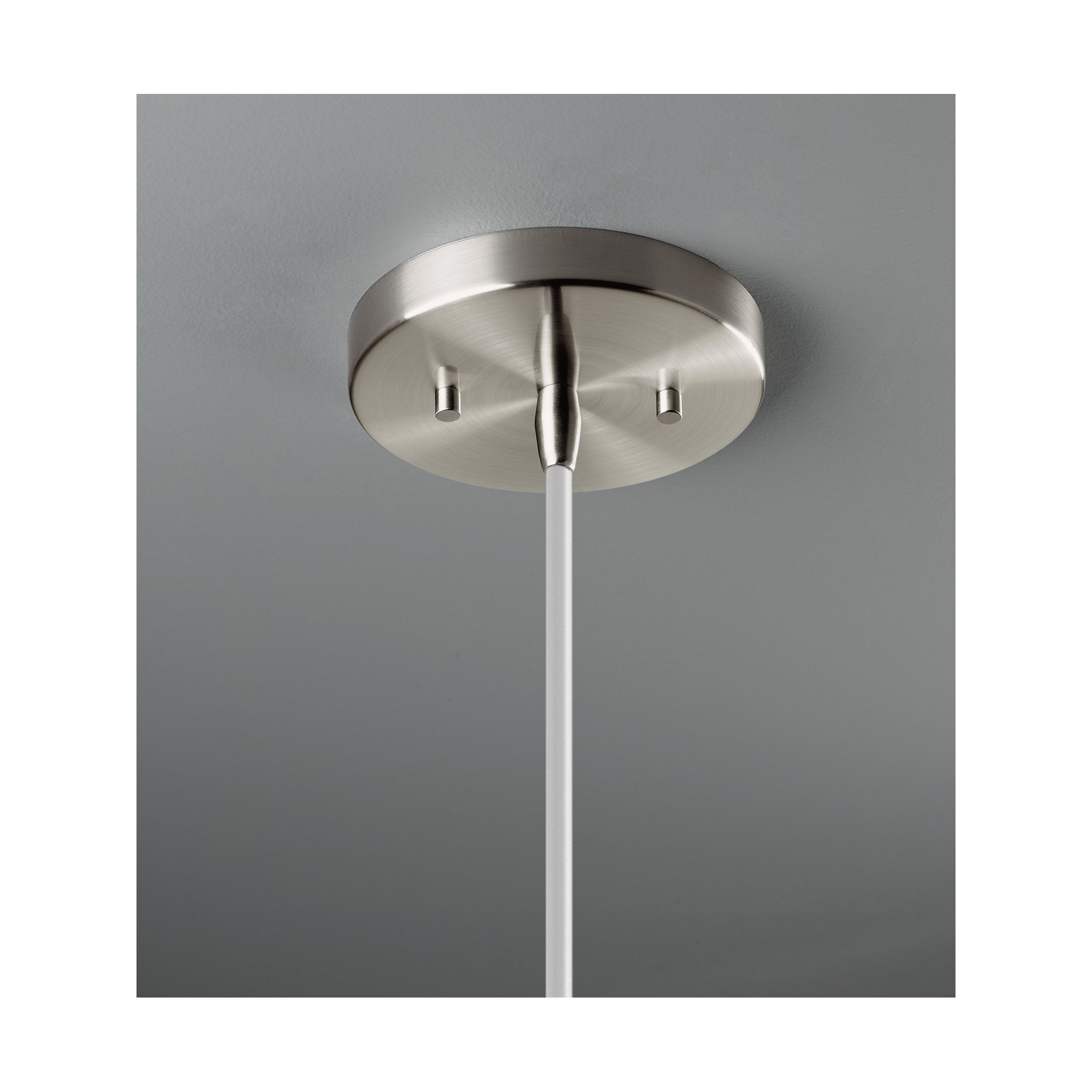 Logan 1 - Light Single Cone Pendant, Polished Chrome, Incandescent (Not Included), Carrara Marble