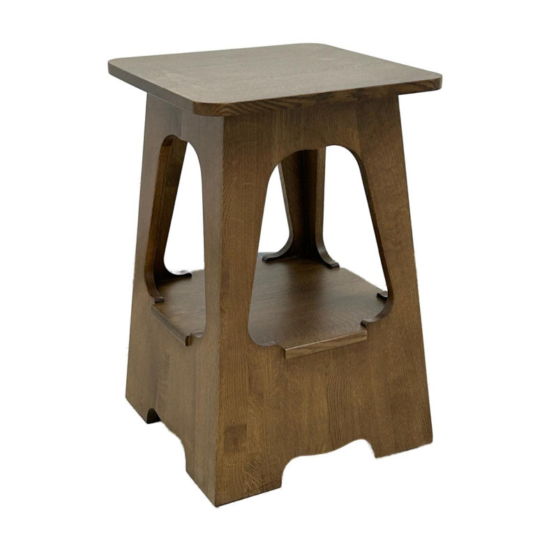 Table de bout en bois massif Arts and Crafts