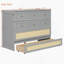Lit escamotable avec grands tiroirs de rangement Murphy-1301865638
