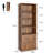Tall Bookcase, Wooden 6 Shelf Bookshelves-1117535489