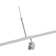 Matte White LED Adjustable Track Pendant