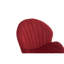 Ensemble de 2 tabourets de bar réglables avec dossier et repose-pieds, chaises de bar à hauteur de comptoir pour la cuisine, pub -RED