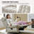 Jace Modern Upholstered Manual Swivel Rocker Recliner with Phone Holder-98592710