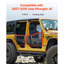 Porte tubulaire 4 portes à 4 portes pour Jeep Wrangler JK 2007-2018