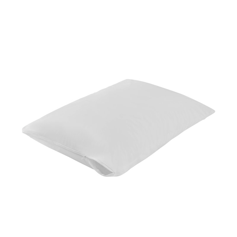 Vinyl Zippered Pillow Protector, Waterproof, Bedbug Proof, Dustmite Proof, Queen