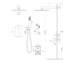 Pomme de douche double - Système de douche carré mural de 12 pouces avec valve brute-118534781