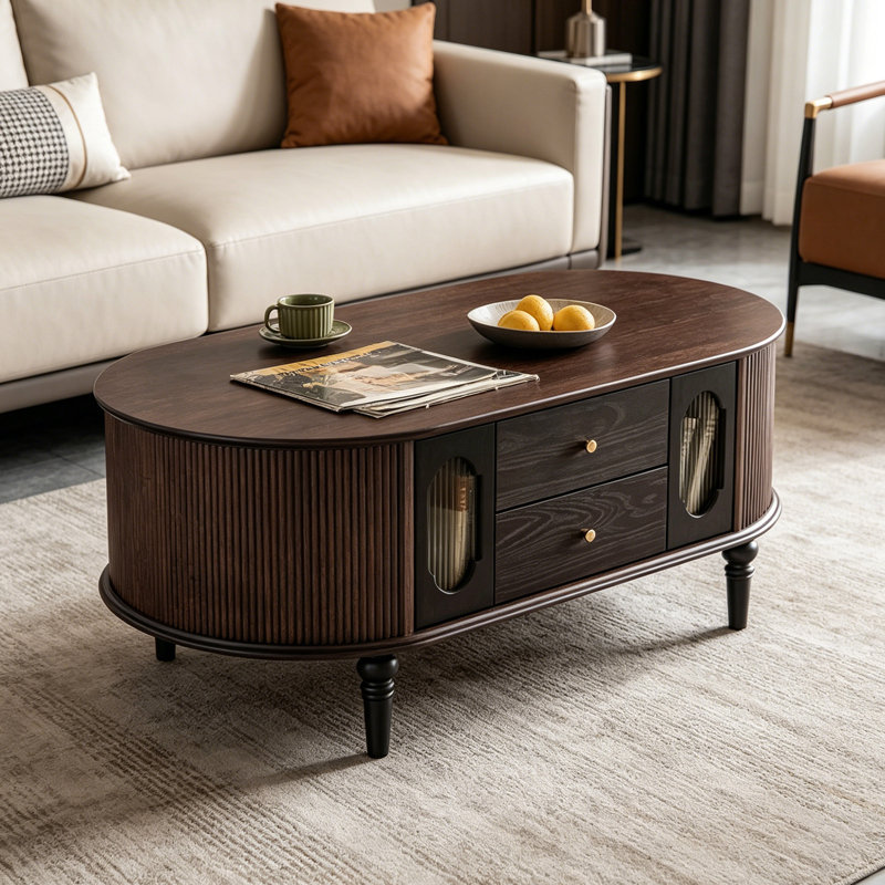 Table basse en bois Retro