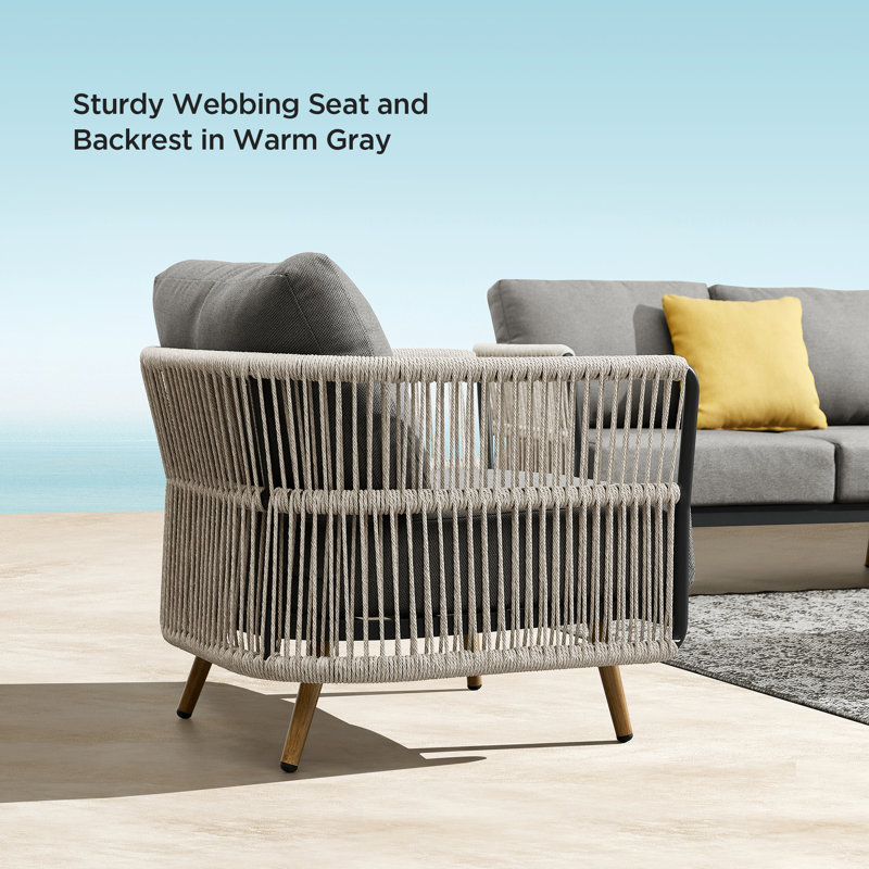 Bay 5 - Person Patio Conversation Set with Cushions