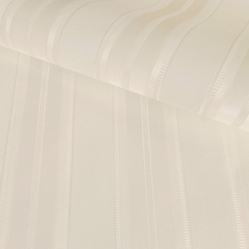 Classic Silks 4 10m x 1.3cm Wallpaper Roll, Cream