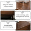 Commode à trois tiroirs 70,87 po