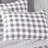 Elijah Grey Gingham Full Quilt Set