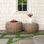 Ensemble de table en osier / rotin Bailey