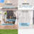 White Hard Top Lean To Gazebo Pergola With Curtains And Mosquito Netting-123829704