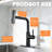 Waterfall Kitchen Faucet with 3-in-1 Pull-Down Sprayer (Sweep/Stream/Waterfall) for Various Tasks - Effortlessly Handle Dishes, Filling & Fruit, Sleek Matte Black, Durable E-Coating