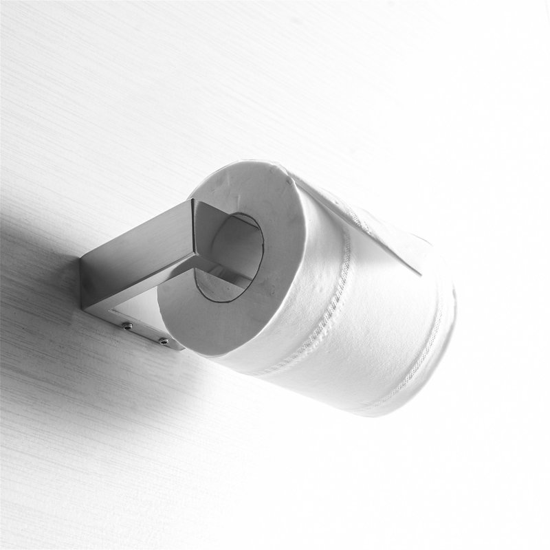 Bathroom Towel Holder Angle Simple SUS304 Stainless Steel Hand Towel Rack, Open Arm Kitchen Towel Bar, Brushed Nickel
