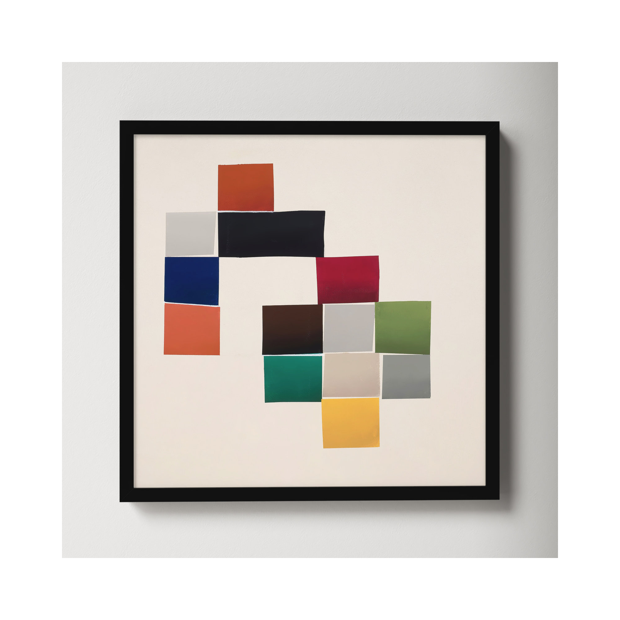 Jewels 3 by Lee Lessem, Black Framed, 24" W x 24" H
