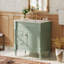 Meuble-lavabo 30 po avec lavabo, vert-2090415054