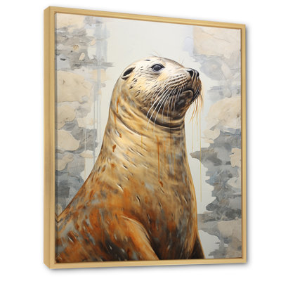 Magnifique otarie sur toile