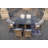 Moda 70 In. X 39 In. X 27 In. Rectangular Wicker Outdoor Gas Fire Pits Table With 6-Chairs1-1743247378