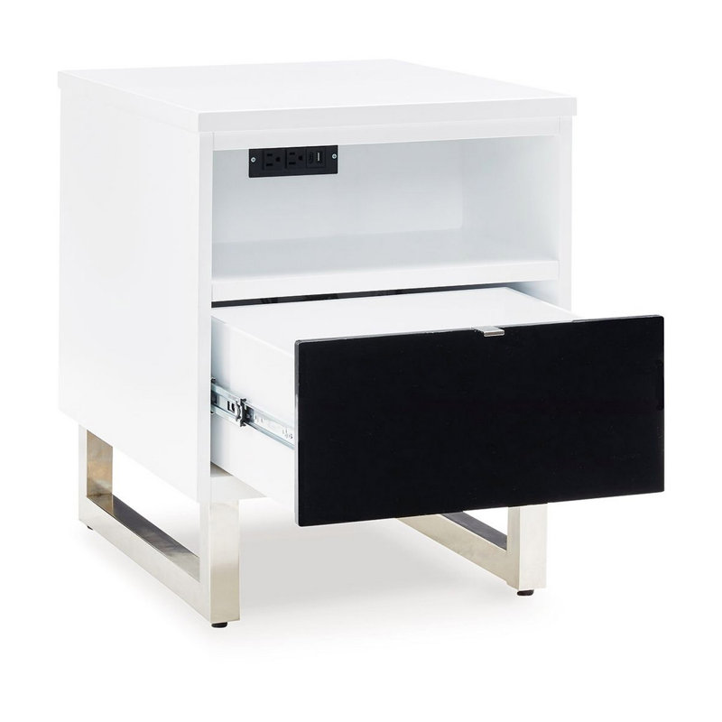 Table de bout avec rangement Bolette