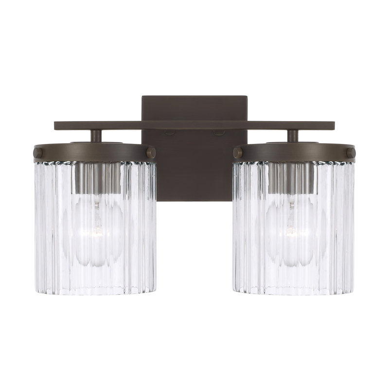 Vaughn 2 - Light Dimmable Vanity Light, Oil Rubbed Bronze