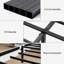 Structure de lit avec tête de lit, plateforme en bois, conception silencieuse, aucun sommier requis, assemblage facile, grand rangement, blanc-569526033
