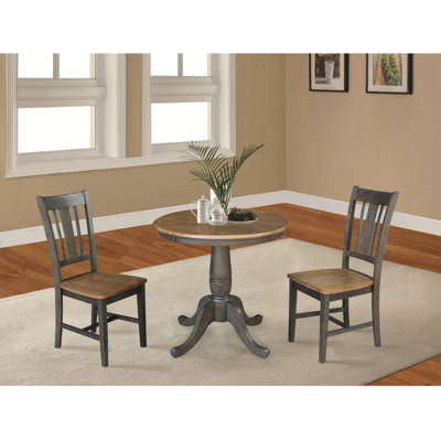 Goldina 2 - Person Solid Wood Dining Set