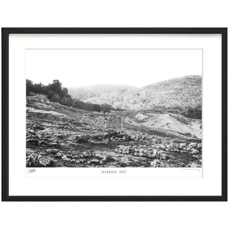 Hebron, 1857 - Single Picture Frame Print, 45cm H x 60cm W x 2.3cm D