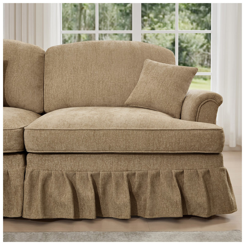Canapé à 2 places en chenille l 76,4 po x P 32,8 po x H 36,6 po Urban Ins