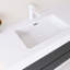 Meuble-lavabo mural 72 po avec lavabo à surface solide blanc-1644932243