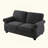 Soft Velvet Loveseat, Upholstered 2 Seater Couch With High-Density Foam, Loose Back Cushions And Solid Wood Turned Legs, Chic Living Room Furniture For Home, Apartment And Office