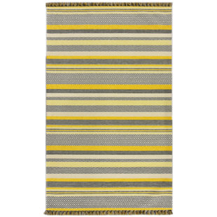 Aztec Striped Hand Woven Area Rug