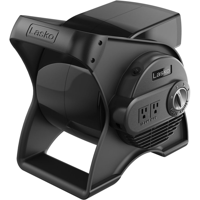 Lasko 12" Black High Velocity Pivoting Utility Fan
