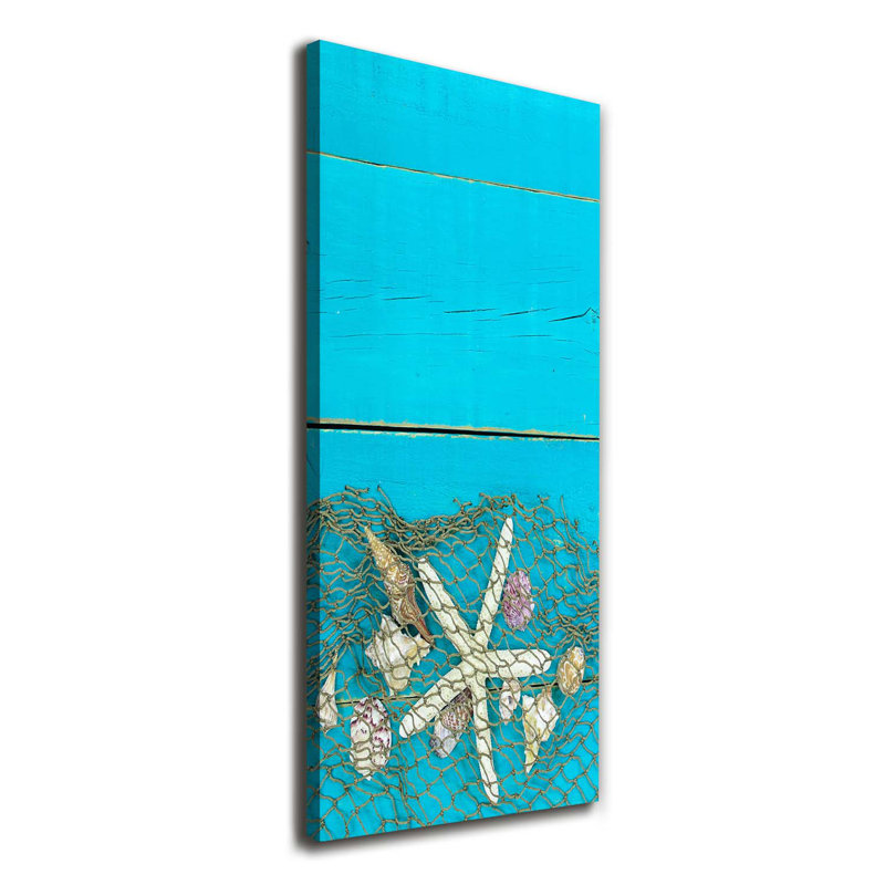 Shells And Starfish - Wrapped Canvas Print