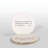 Medium Round Plate With Quote
