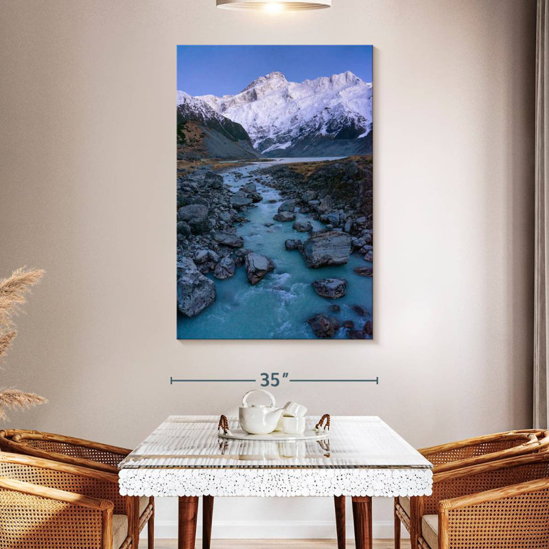 Hooker River Rocks, 51" H x 34" W