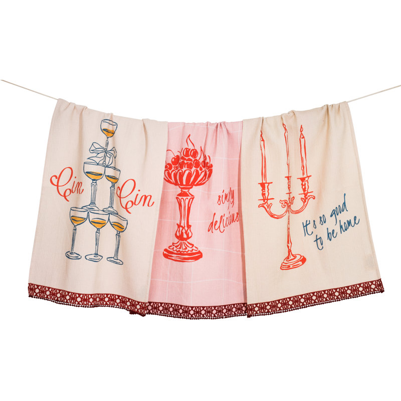 Vintage Celebration Kitchen Towel Set