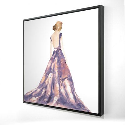 " Purple Prom Dress "