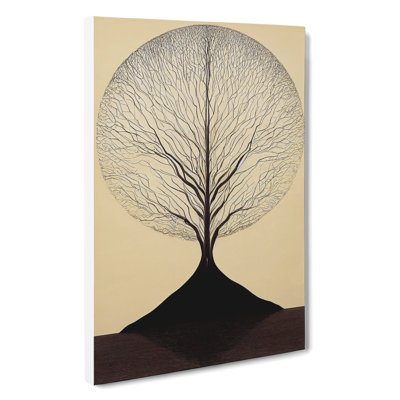 Antique Tree No.4 - Wrapped Canvas Print