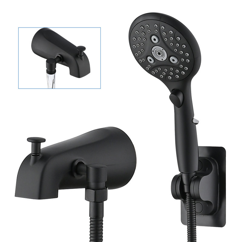 Wall Tub Spout, Matte Black