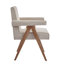 Fauteuil de salle à manger en tissu-1006892453