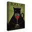 Art mural sur toile tendue - art mural «Black Cat Winery Salem» par Ryan Fowler pour le salon, la chambre à coucher ou le bureau - 18 x 24-31876397