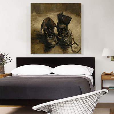 " Shoes 1886 " by Vincent Van Gogh Painting Print