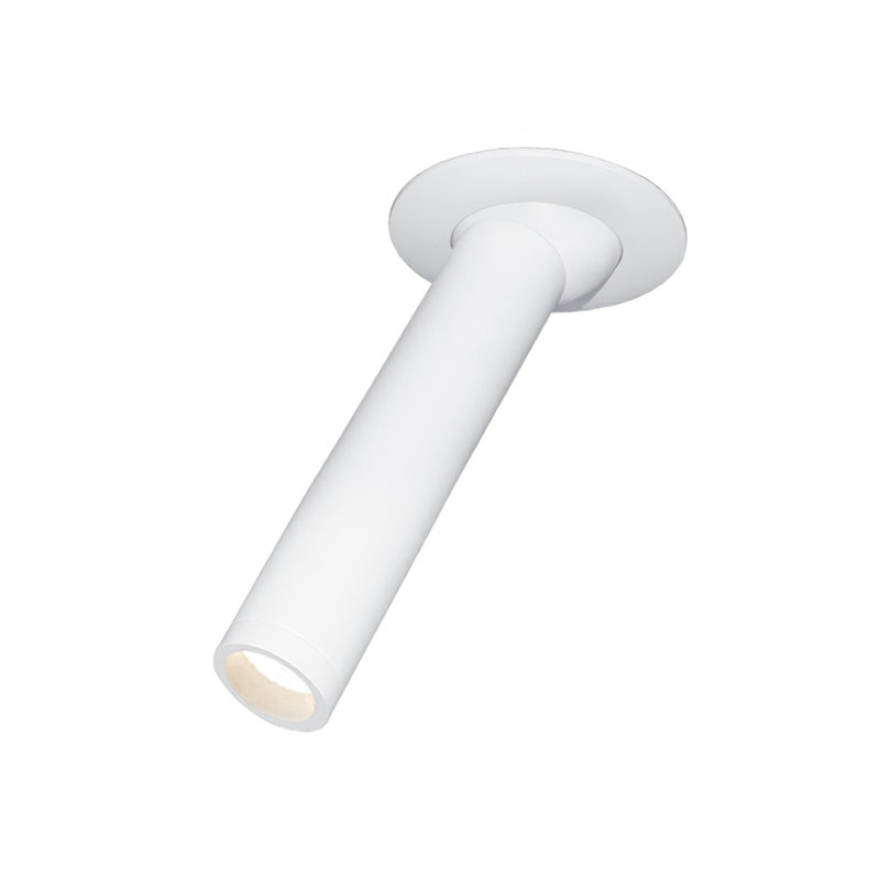 Tête de rail d'éclairage à DEL réglable 1 lumière Dainara, Blanc