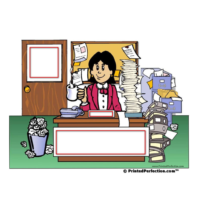 Bureau personnalisé, désordre - aimant féminin en bois - un excellent cadeau!, Oui