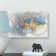 Yellow Jellyfish In Abstract - Wrapped Canvas Print