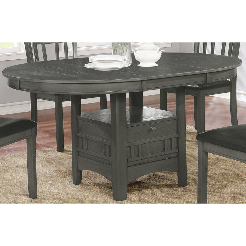Glinda Extendable Dining Table, Medium Gray, Standard (30.5" Height)