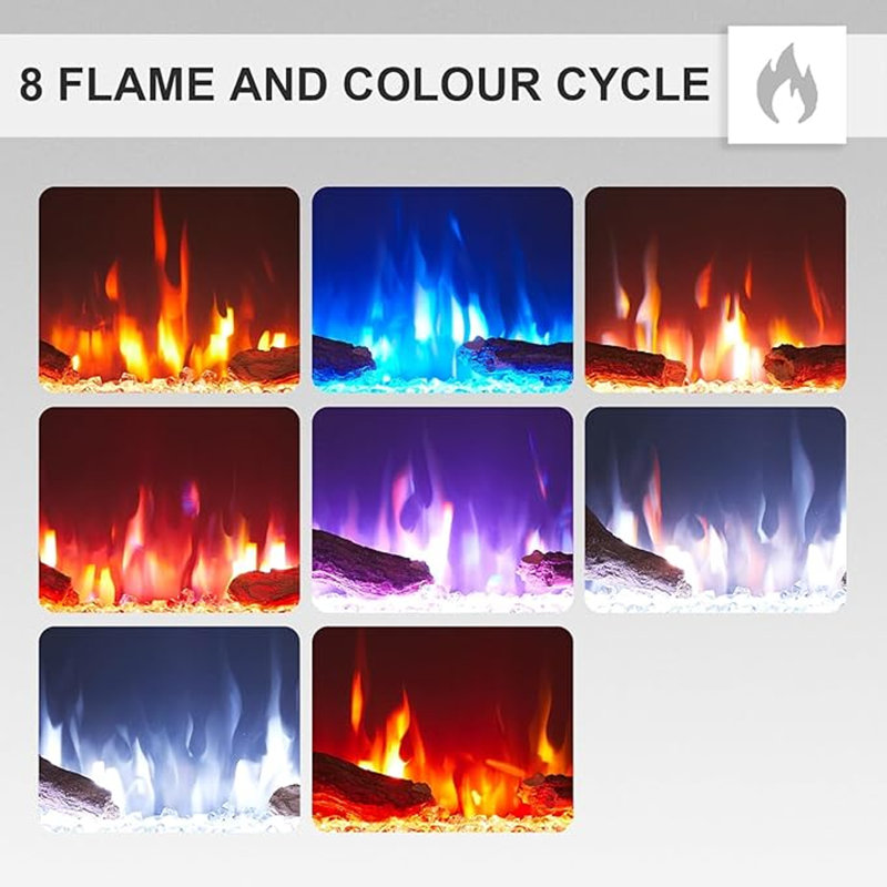 FLAMEKO Leura, 43cm H x 127cm W x 20cm D