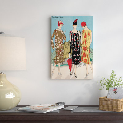 « rétro couture i », reproduction de portfolio sur toile rétro par world art